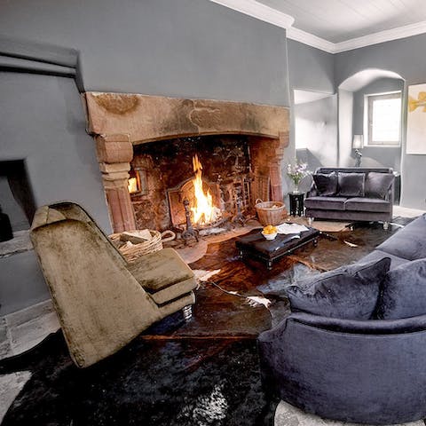 Cosy up next to the open fire with a good book