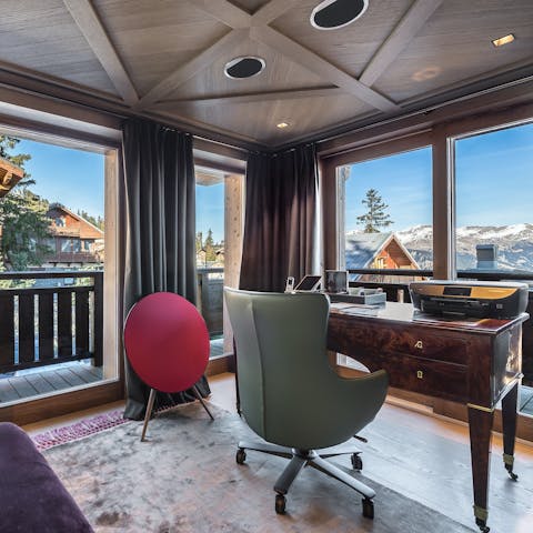 Work remotely with ease in the beautiful office