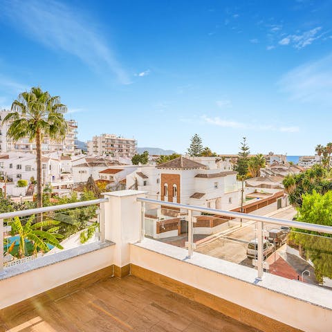 Pour yourself a glass of wine and step out here to admire the views