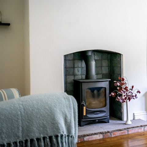 Throw a log on the wood-burner and snuggle up for a movie night