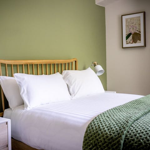 Snooze soundly in the bright and cosy bedrooms, brimming with original features