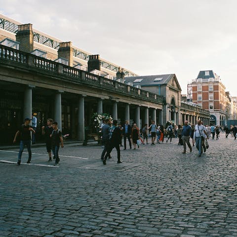 Hop on the Tube and whizz over to Covent Garden