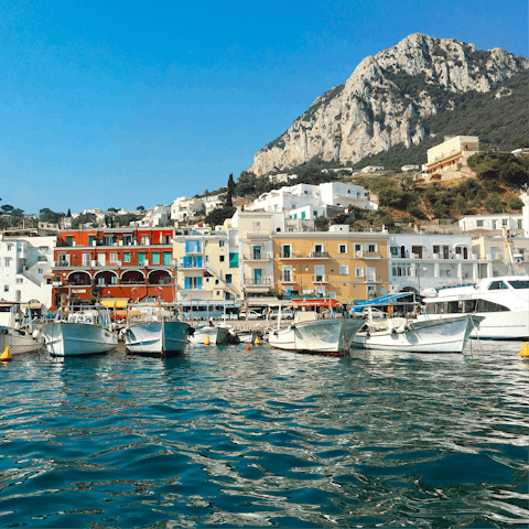 Wander the gorgeous waterfronts of Capri