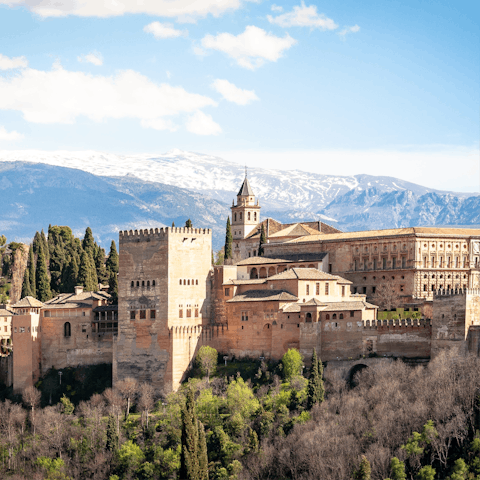 Visit the beautiful Alhambra Palace