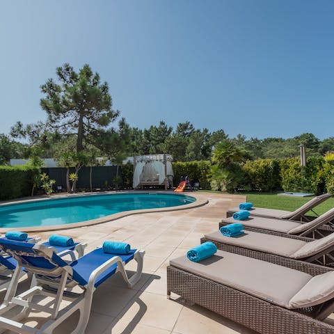 Make poolside lounging the only firm plan for the day