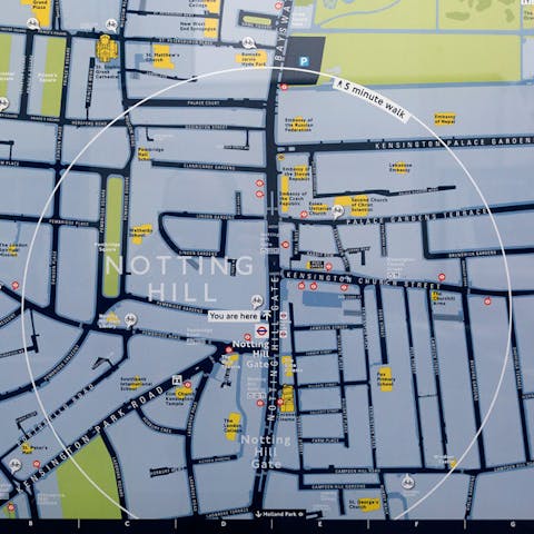Right in the heart of Notting Hill