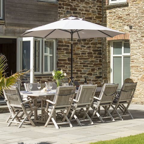 Fire up the charcoal barbecue and grill some Cornish produce for lunch