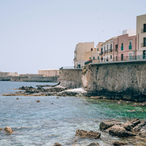 Discover the island's ancient history in nearby Syracuse