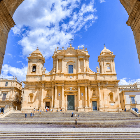 Take a trip to see the Baroque beauty of Noto