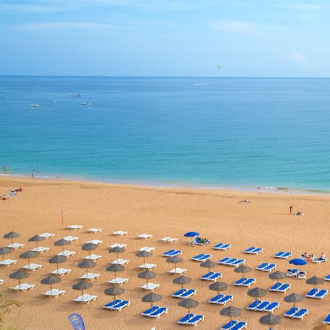 Soak up some sun on the glorious wide sandy beaches