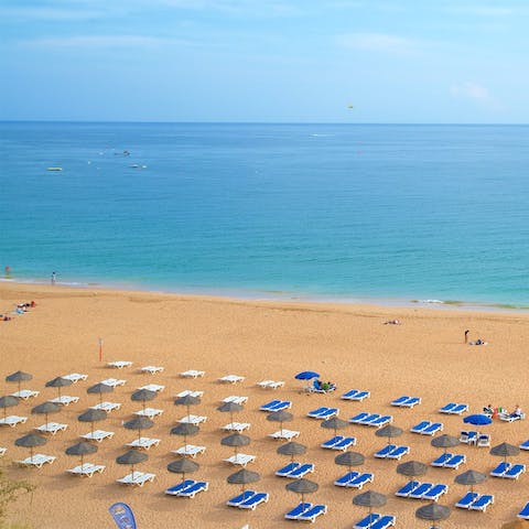 Soak up some sun on the glorious wide sandy beaches