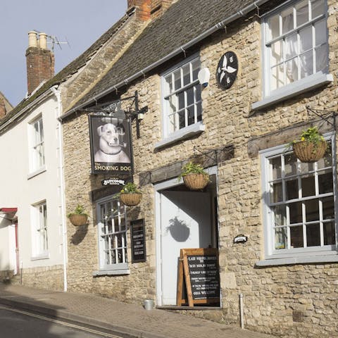 Stroll through the historic streets to local pubs, shops and restaurants