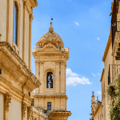 Explore the baroque town of Noto – just ten minutes away by car