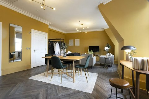Settle into a warm, characterful space with Georgian proportions