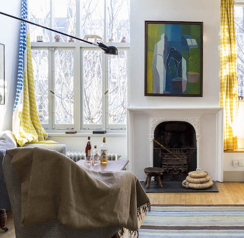 The bright & communal living area