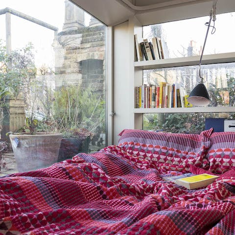 Reading in the Glass Room