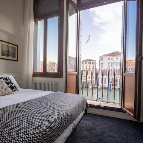 Wake up after a restful sleep and hop onto your balcony to feel the warmth of the morning sun on your skin