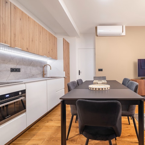 Enjoy cooking your favourite dishes in the modern kitchen