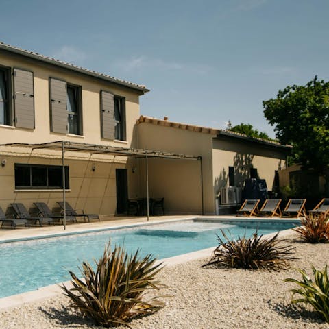 Cool off and unwind under the Provençal sun