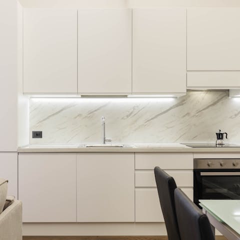 Cook up Italian favourites in the modern kitchen