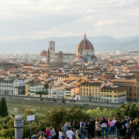 Head to Piazzale Michelangelo for stunning views