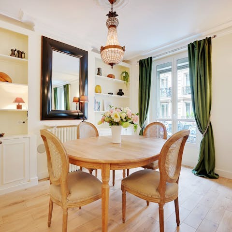 Enjoy a croissant before heading out to see the sights