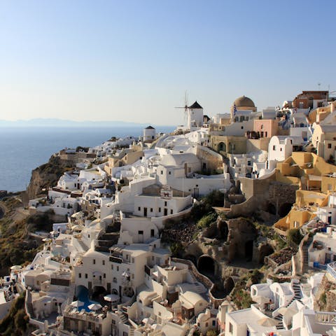 Explore the stunning island of Santorini