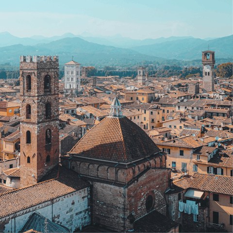 Soak up the magic of Italy while exploring nearby Lucca