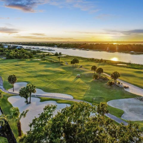 Play a few rounds at Wild Dunes Golf Course