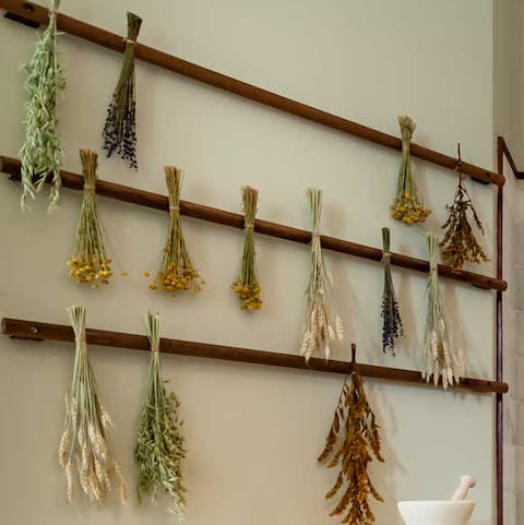 Admire the trendy touches all over