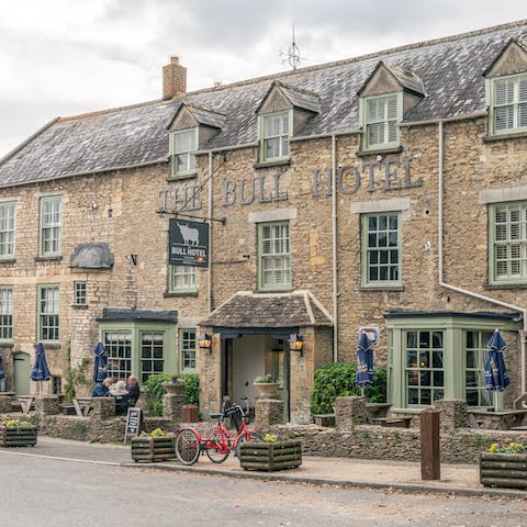 Get out and explore the local pubs in pretty Fairford