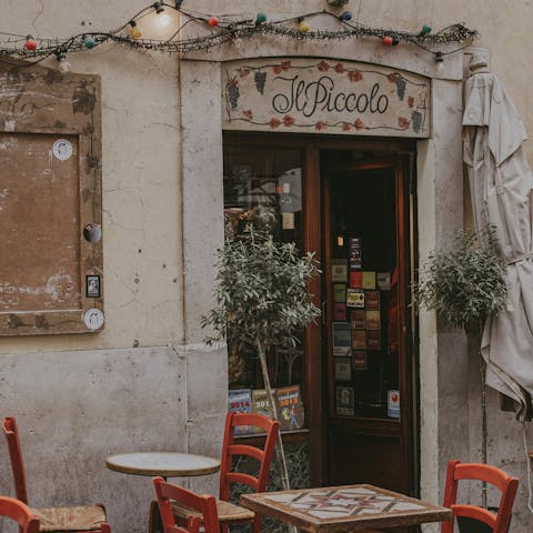 Savour the taste of Italian cooking in local restaurants