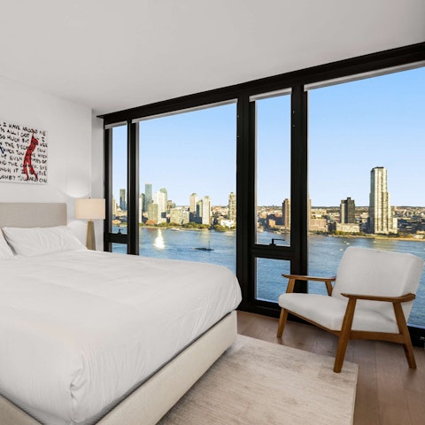 Wake up to incredible views from the bedroom