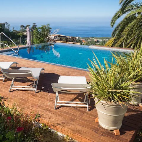 Take in the Atlantic Ocean views from the infinity pool