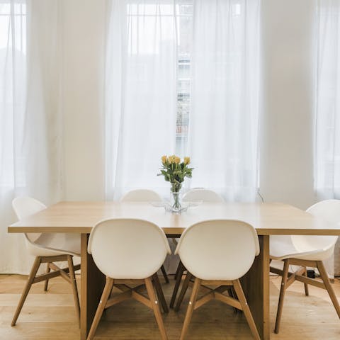 Enjoy an early dinner before heading out to catch a West End show
