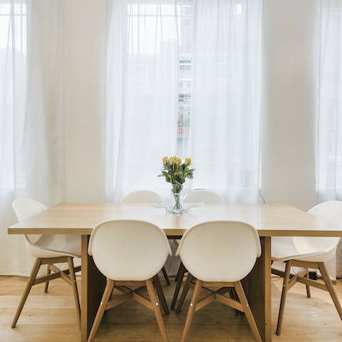 Enjoy an early dinner before heading out to catch a West End show