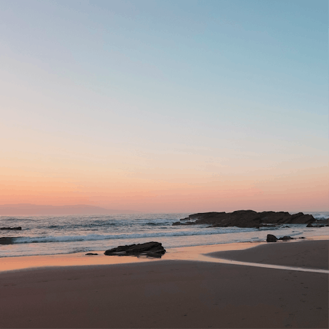 Explore the dramatic Galicia coastline – the beach is just 5 kilometres away