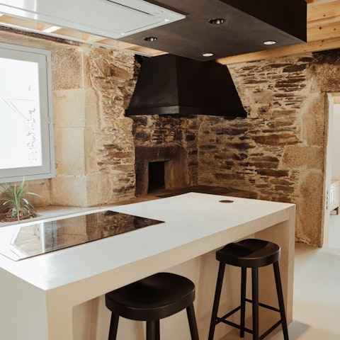 Whip up delicious meals in the sleek, modern kitchen