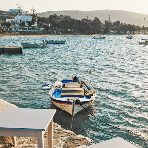 Enjoy an aperitif in Pollonia, only 3.5 kilometres away