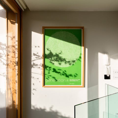 The way the apartment catches sunlight