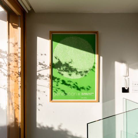 The way the apartment catches sunlight