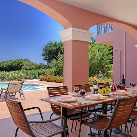 Pick up some local delicacies at the nearby shop and dine alfresco