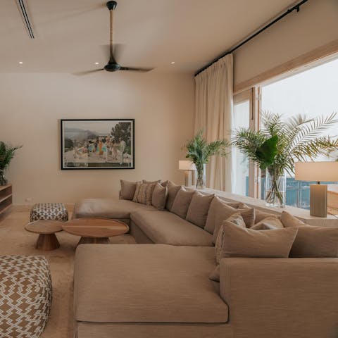 Grab a seat in the snug and unwind in front of the TV