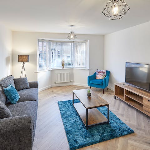 Curl up in front of the TV in the evenings