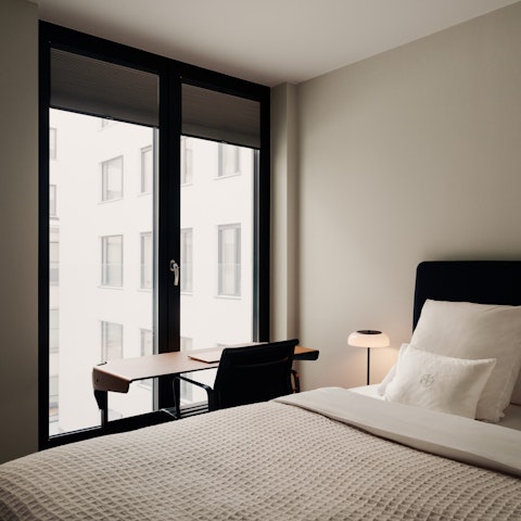 Let creative juices flow inspired by the view from the fourth-floor window