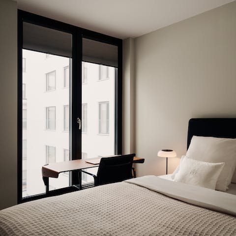 Let creative juices flow inspired by the view from the fourth-floor window