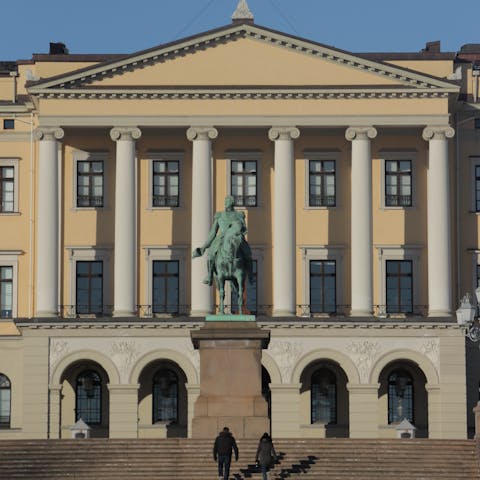 Wander over to the nearby Royal Palace and explore the surrounding park