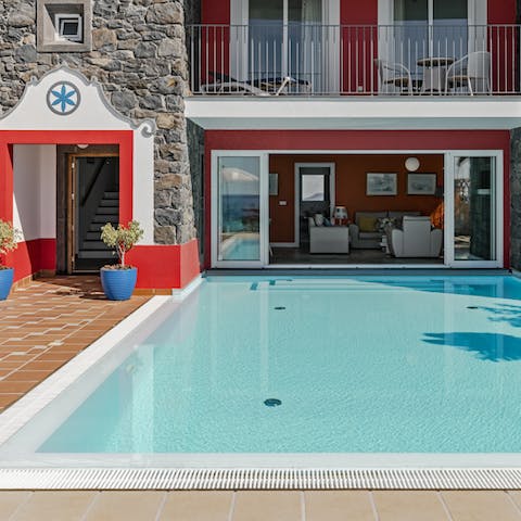 Go for a refreshing dip in the pool