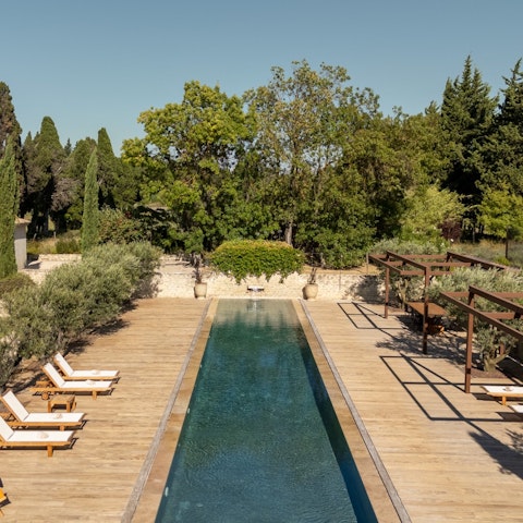 Enjoy space for a proper swim in the 25m pool