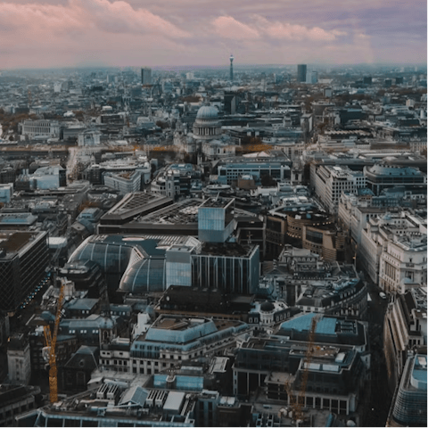 Take in the city views, straight from the private balcony